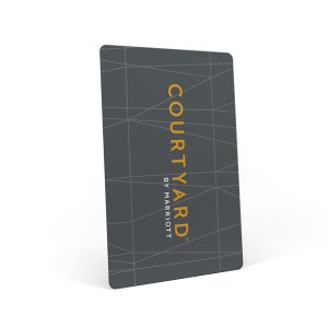 Courtyard Hotels Brand Standard Black Hexagon RFID Key Card